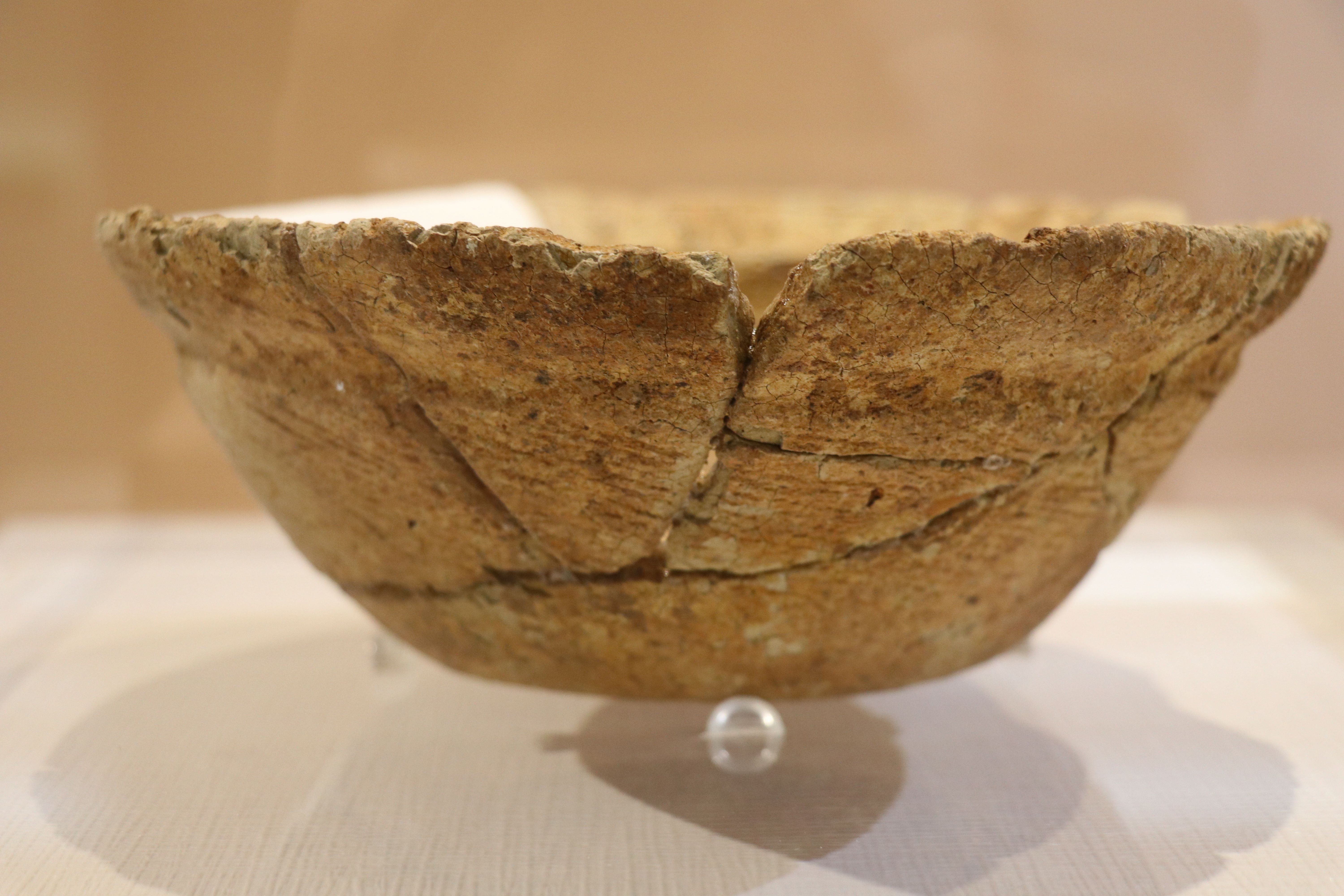 南島食代特展展出具有五千年歷史的史前大碗公