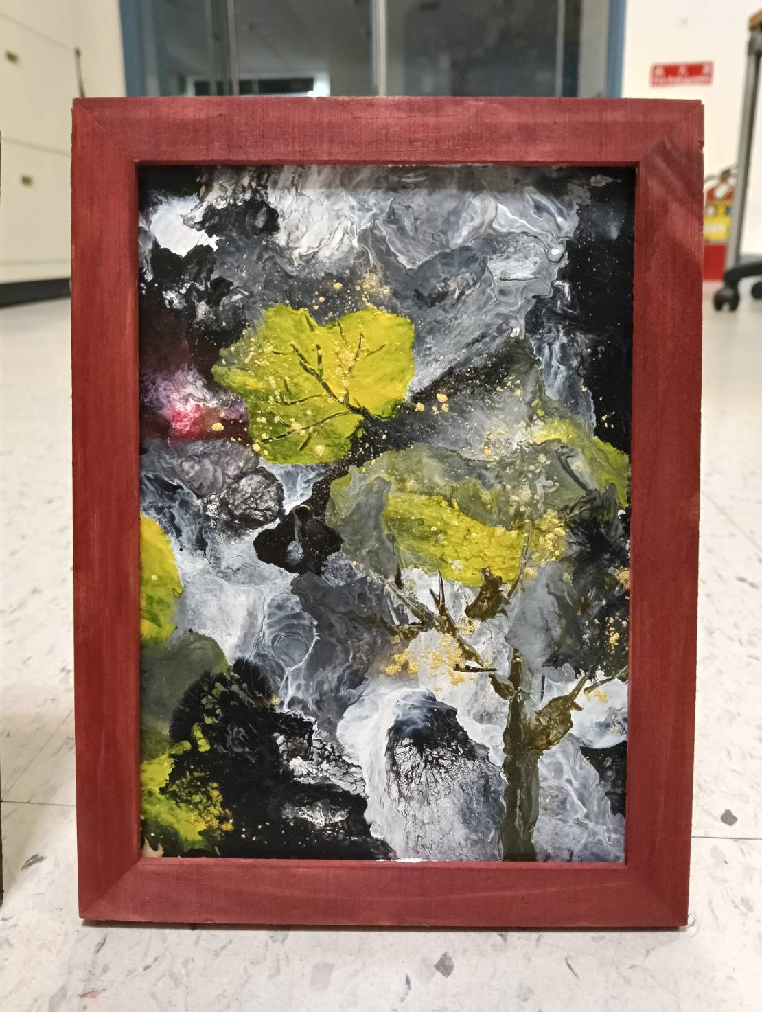 吹畫作品