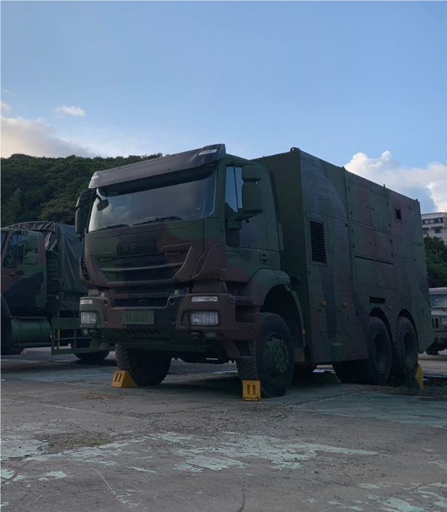 十三行第二停車場配合國軍戰演任務進行封閉管制